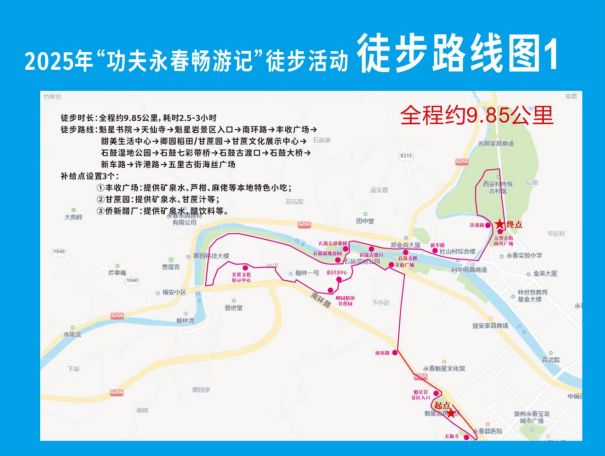 ！用脚步解锁“功夫永春”→开元棋牌985公里徒步永春(图2)